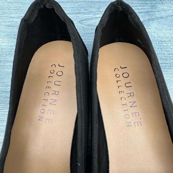 NEW Journee Collection Marci Women’s Loafers Black Size 8 - Picture 6 of 10